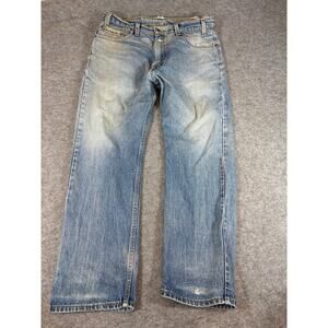 VINTAGE 90s Levis 505 Jeans Mens 36x29 Blue Denim Straight Regular Fit Grunge